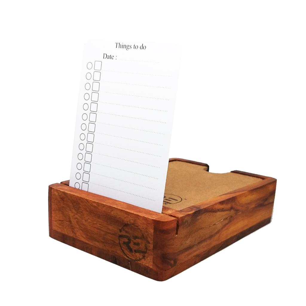 Smart Revaluation Professional Wooden Card Holder with 90 Pocket Size 280gsm to do Cards 1